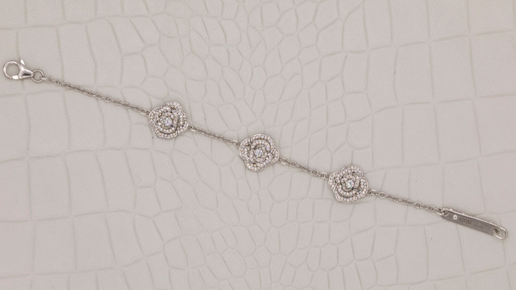 micro pave rosebuds {floral collection}